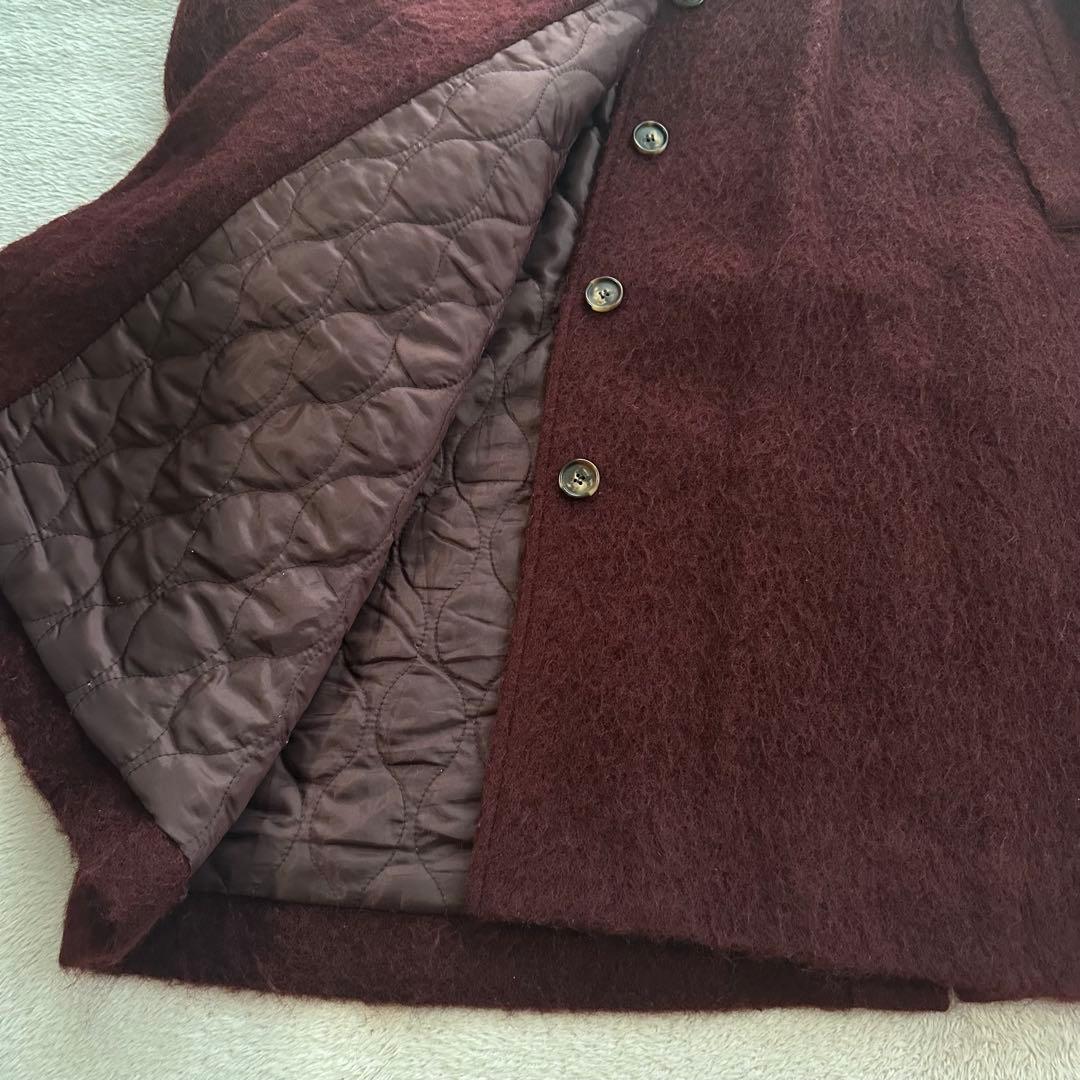 little suzieリトルスージー　モヘアシャギーケープコート