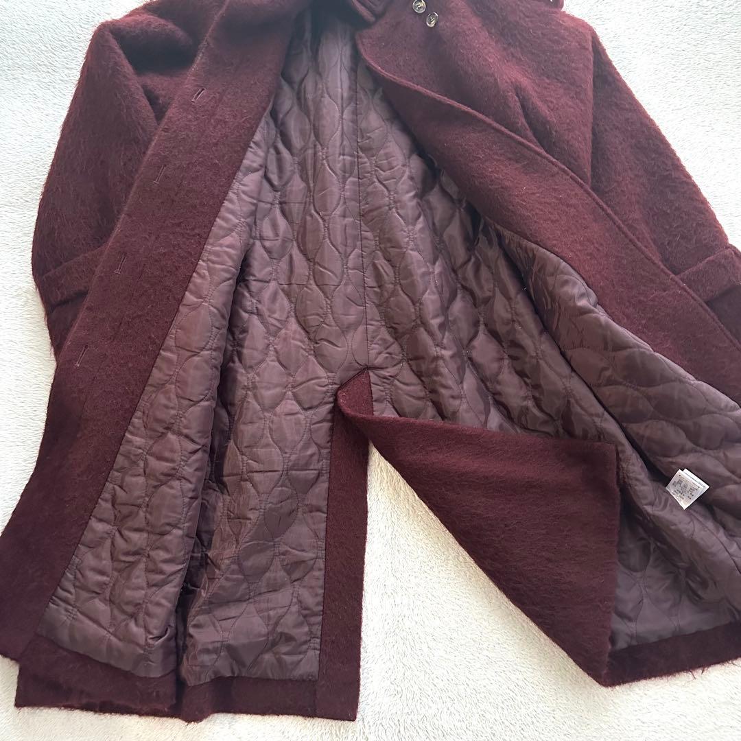 little suzieリトルスージー　モヘアシャギーケープコート