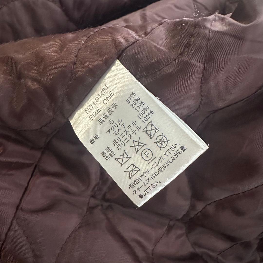 little suzieリトルスージー　モヘアシャギーケープコート