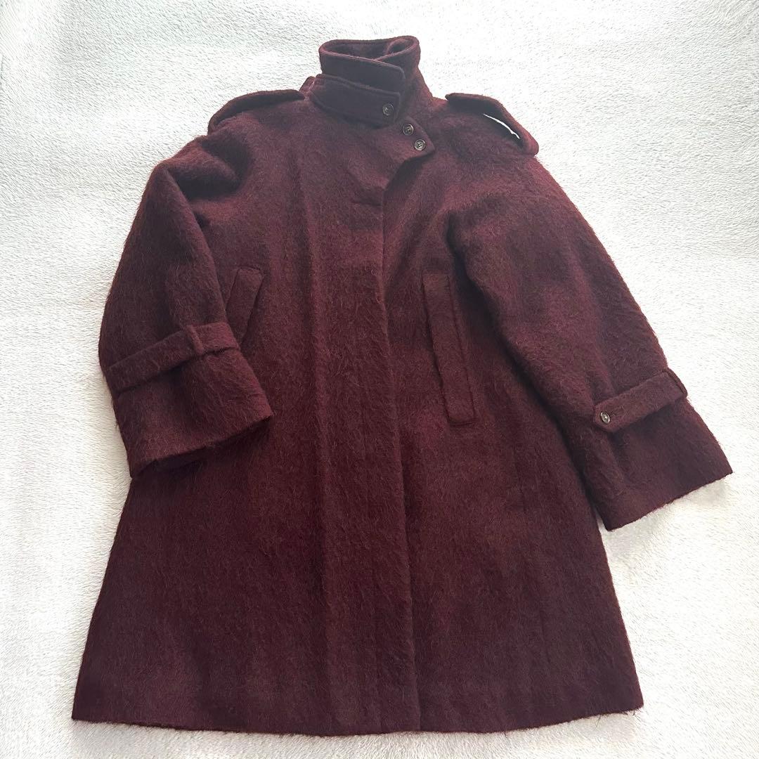 little suzieリトルスージー　モヘアシャギーケープコート