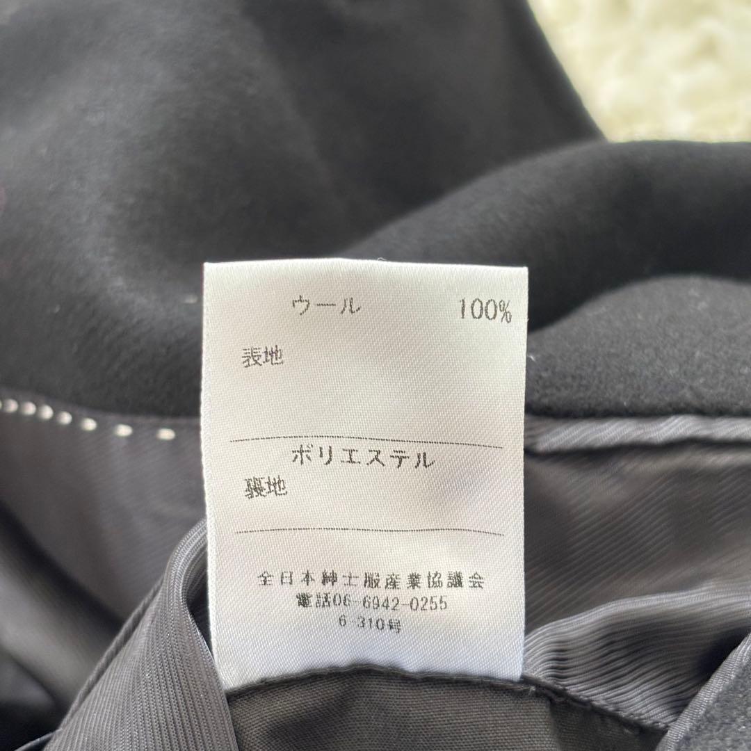 Loro Piana ロロピアーナ社製 メリノウール コート メンズLブラック