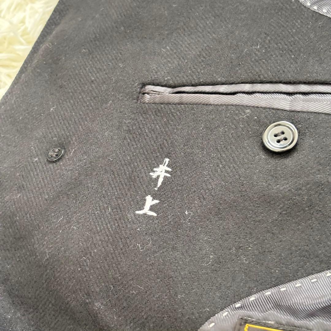 Loro Piana ロロピアーナ社製 メリノウール コート メンズLブラック