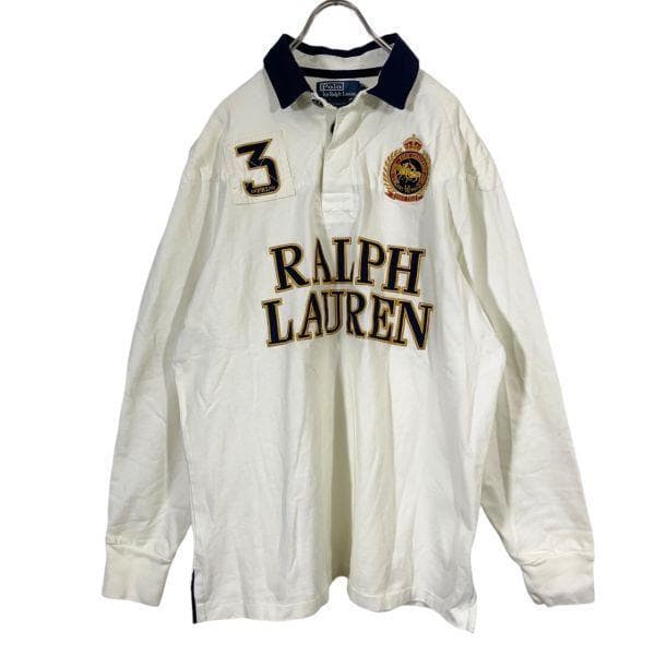【新品・未使用品】 ポロラルフローレン Lサイズ ラガーシャツ ポロシャツ 刺繍