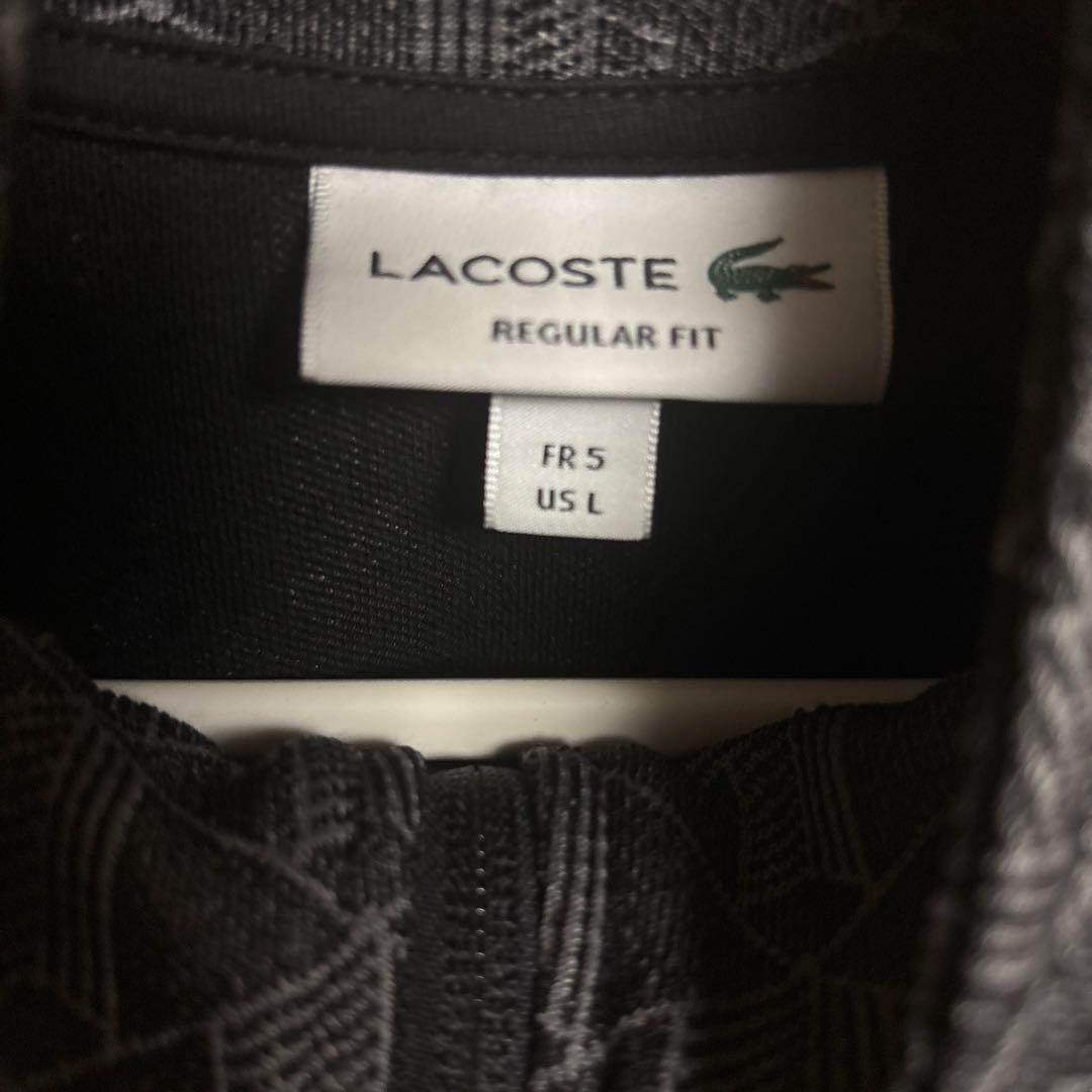 LACOSTE レギュラーフィットジャージ ブラック US L