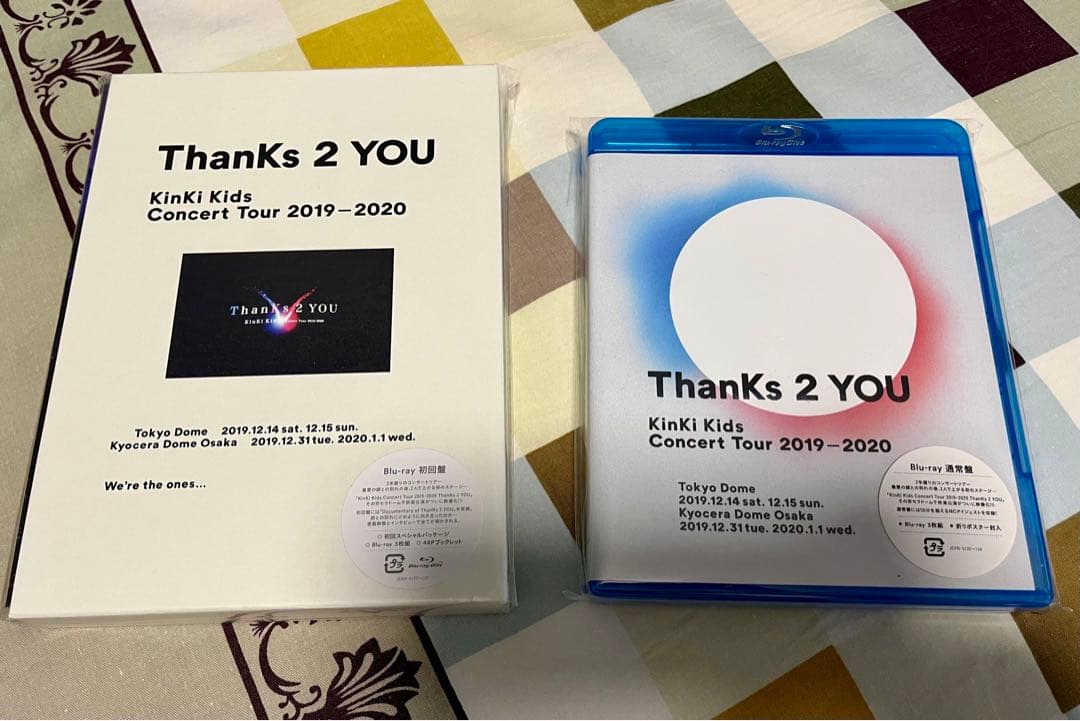 KinKi Kids ThanKs 2 YOU初回盤　通常　blu-ray