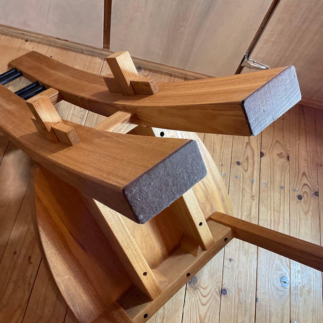 無垢材ダイニングチェア ハイバックチェア 椅子 サイドチェア 組み木