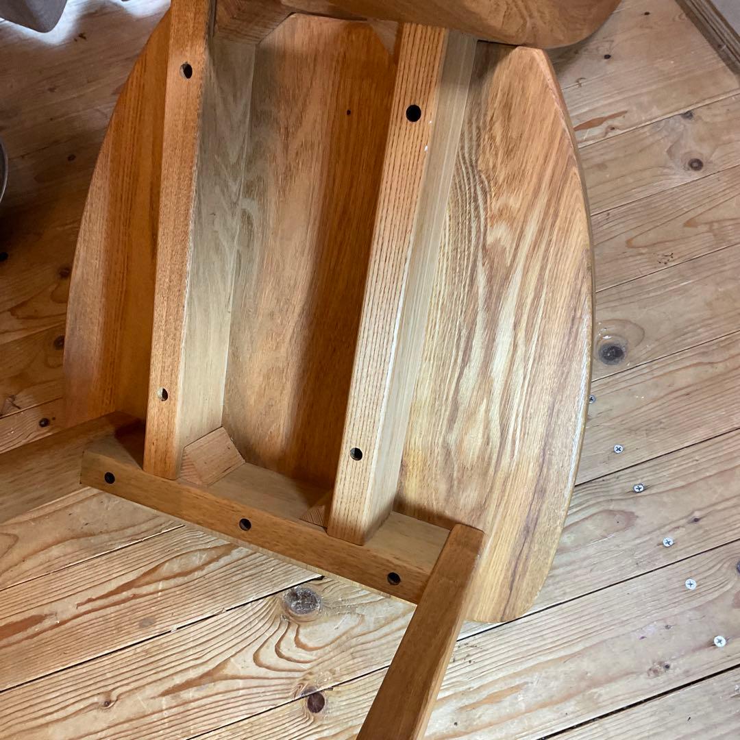 無垢材ダイニングチェア ハイバックチェア 椅子 サイドチェア 組み木