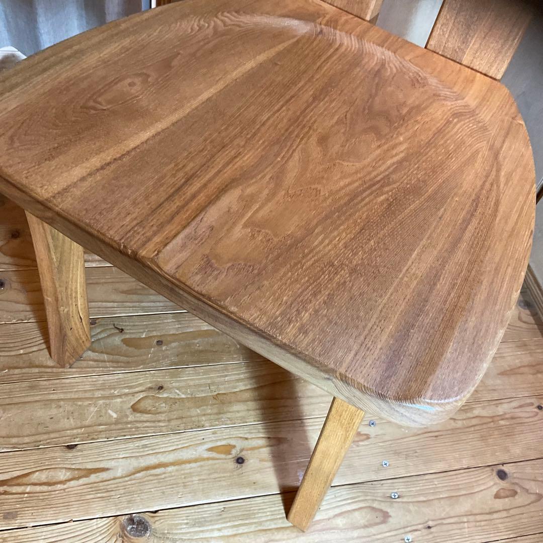 無垢材ダイニングチェア ハイバックチェア 椅子 サイドチェア 組み木