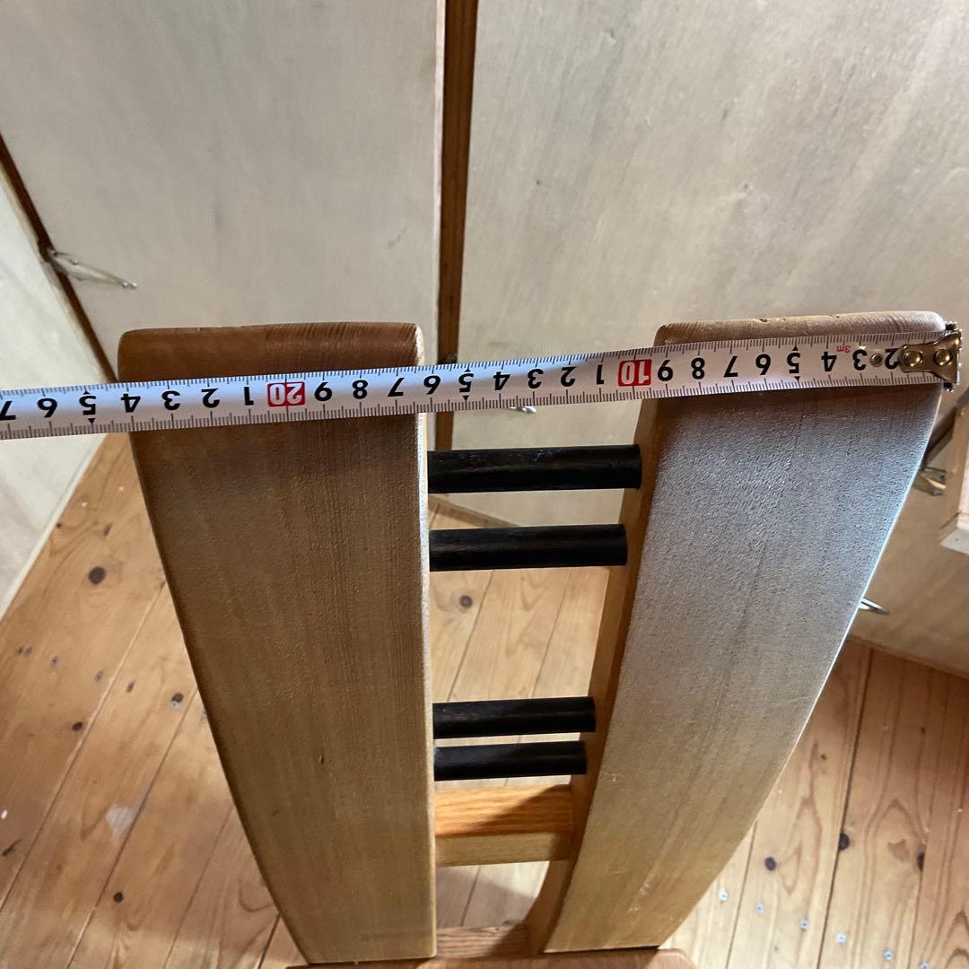 無垢材ダイニングチェア ハイバックチェア 椅子 サイドチェア 組み木