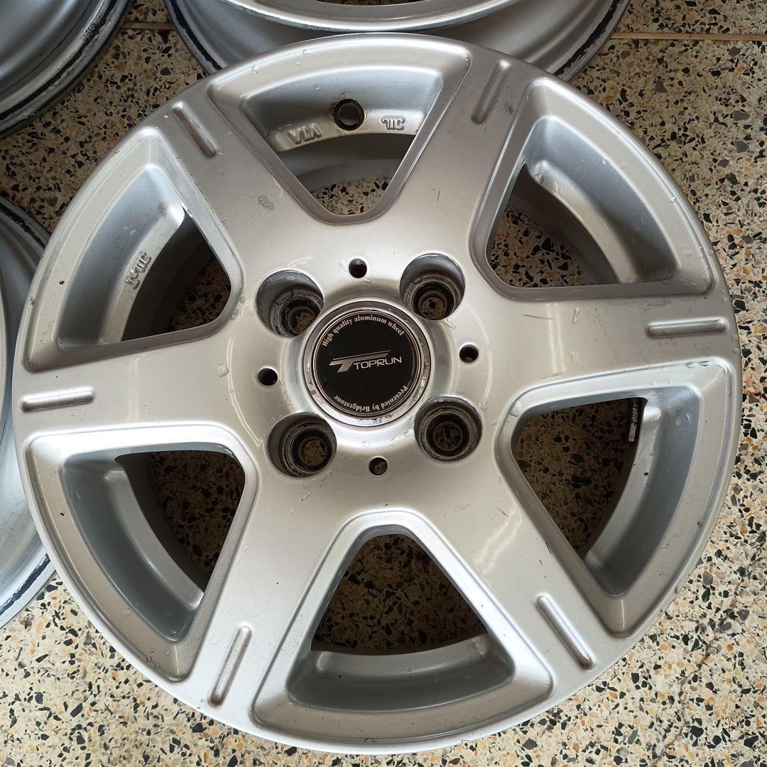 TOPRUN 13×5.00B +35 PCD100 社外アルミ4本 JWL-T