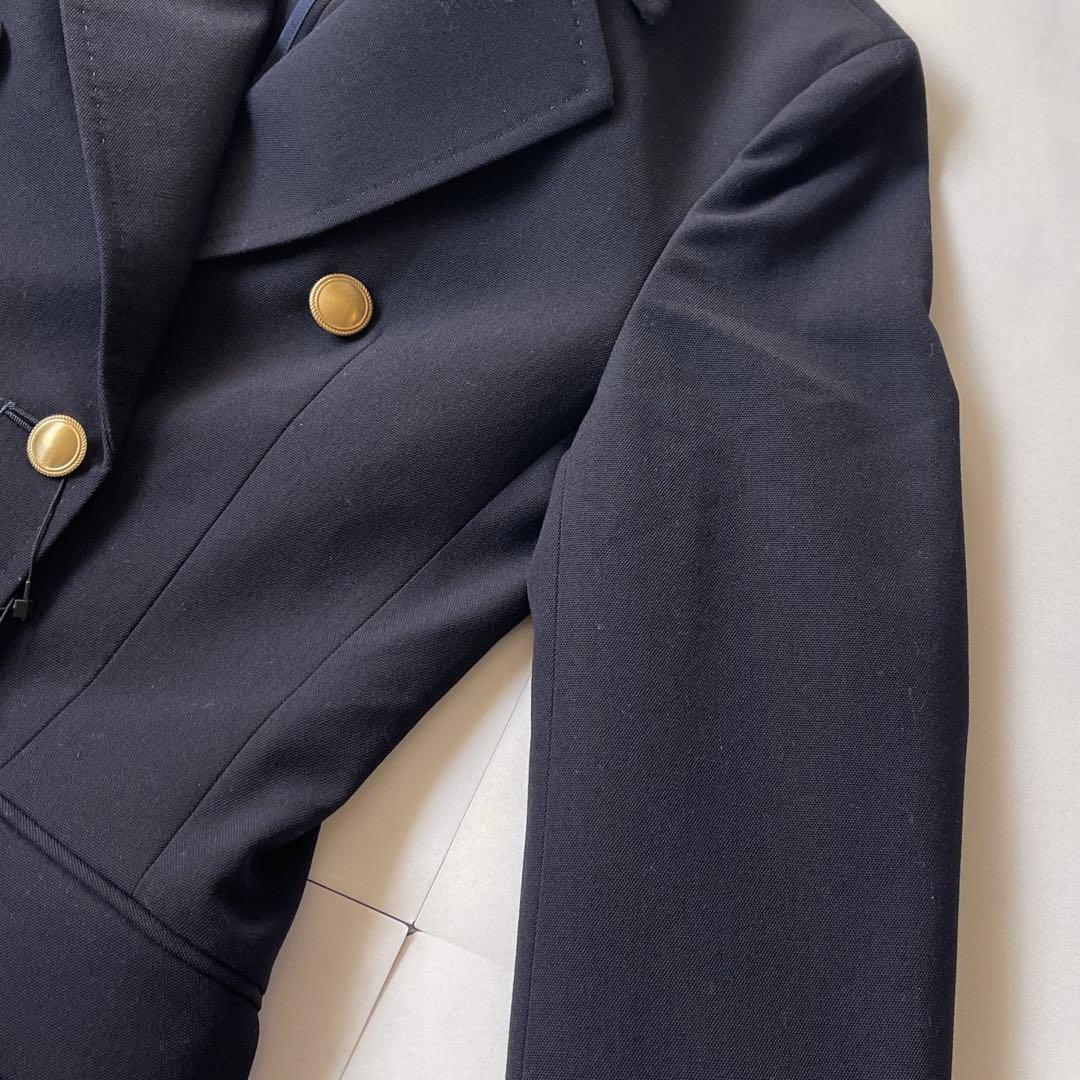 タグ付き デプレ ハードオックスフォード ダブルブレスト ジャケット 金ボタン