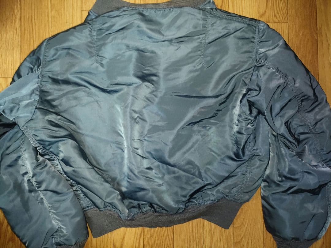 MA-1　サイズ M　alfa アルファ　USA製ビンテージ　エアフォースブルー