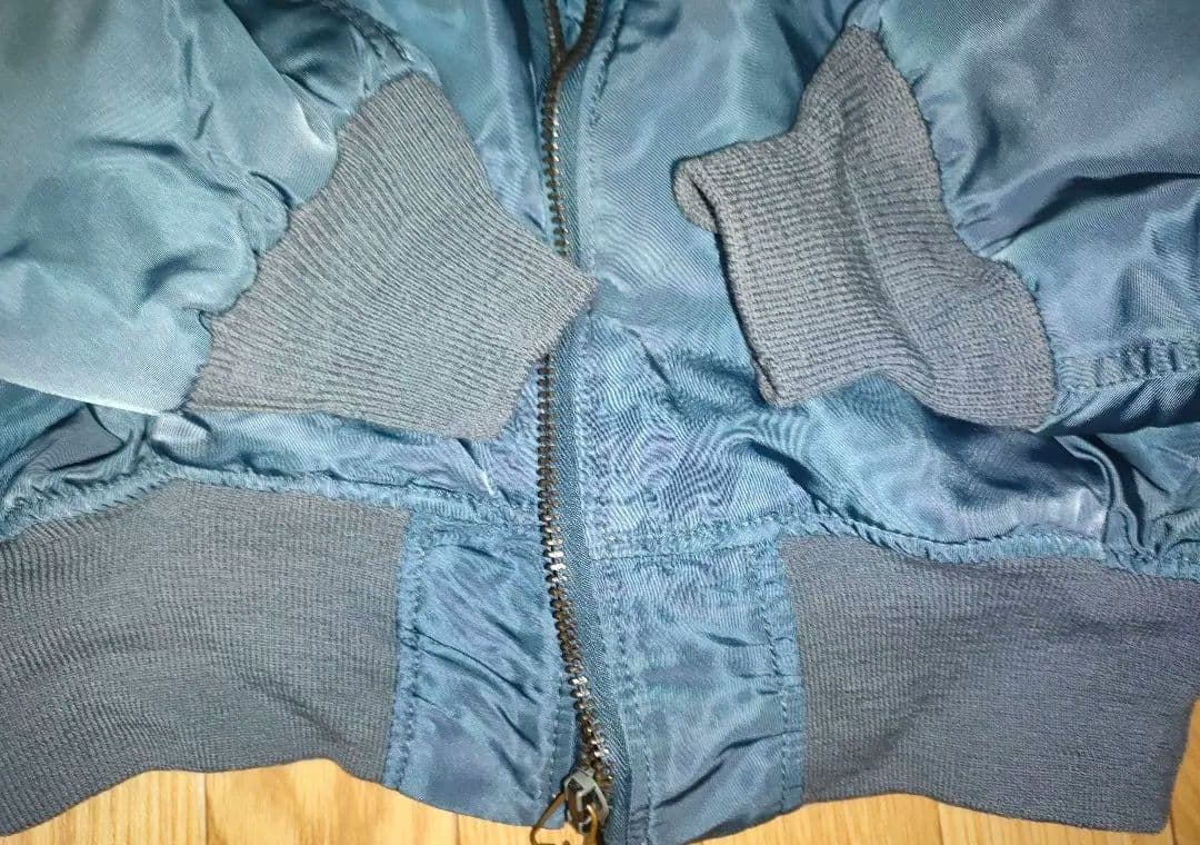 MA-1　サイズ M　alfa アルファ　USA製ビンテージ　エアフォースブルー