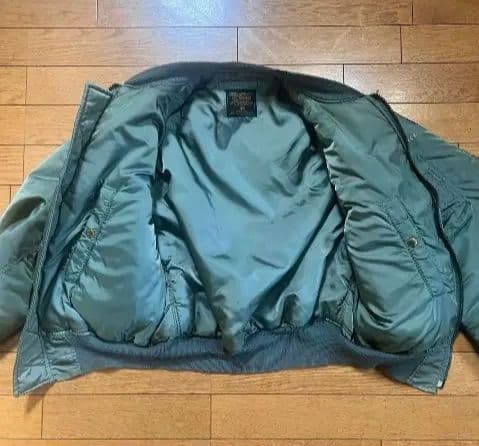 MA-1　サイズ M　alfa アルファ　USA製ビンテージ　エアフォースブルー