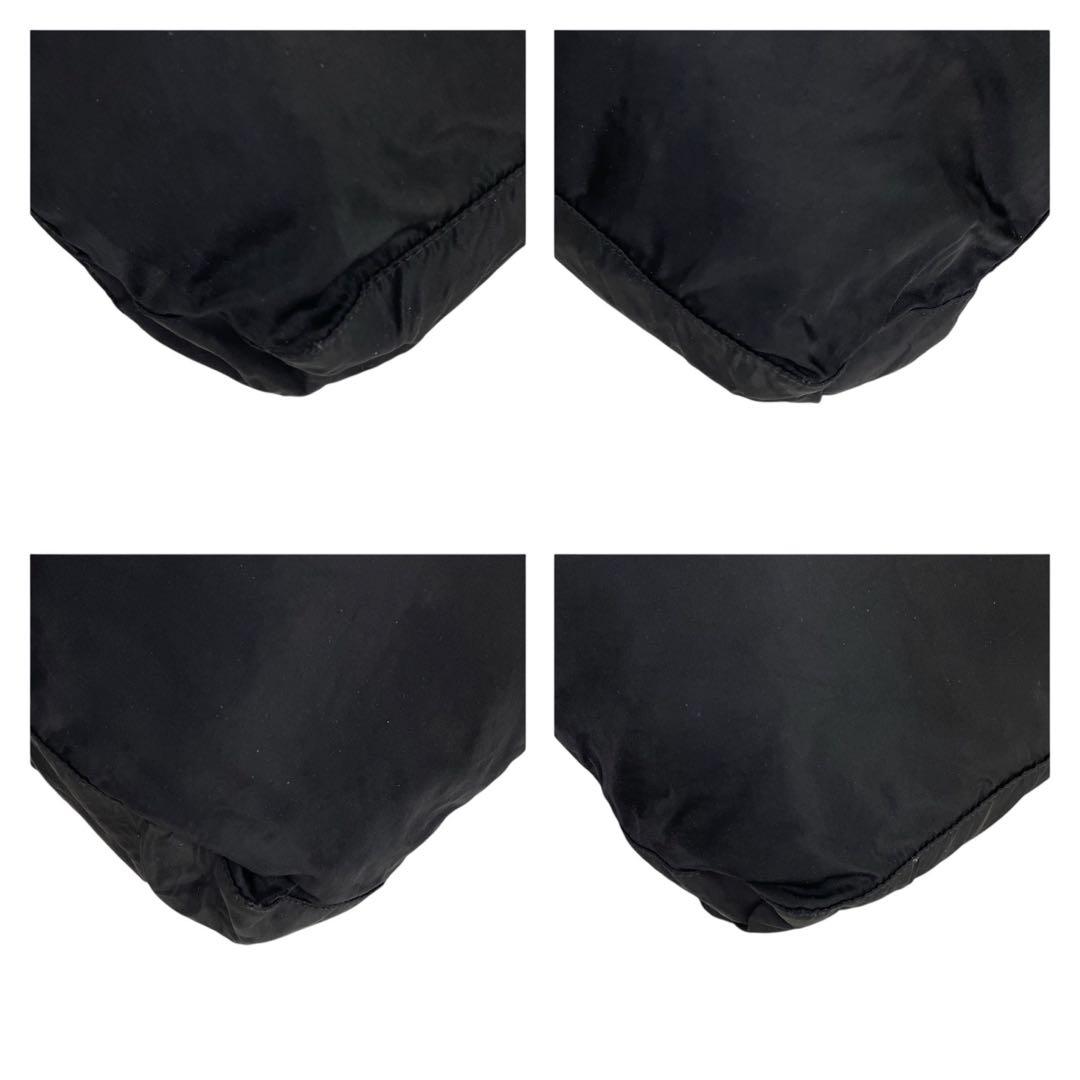 プラダ　トートバッグ　ナイロン　ブラック　三角ロゴ　肩掛け　4649