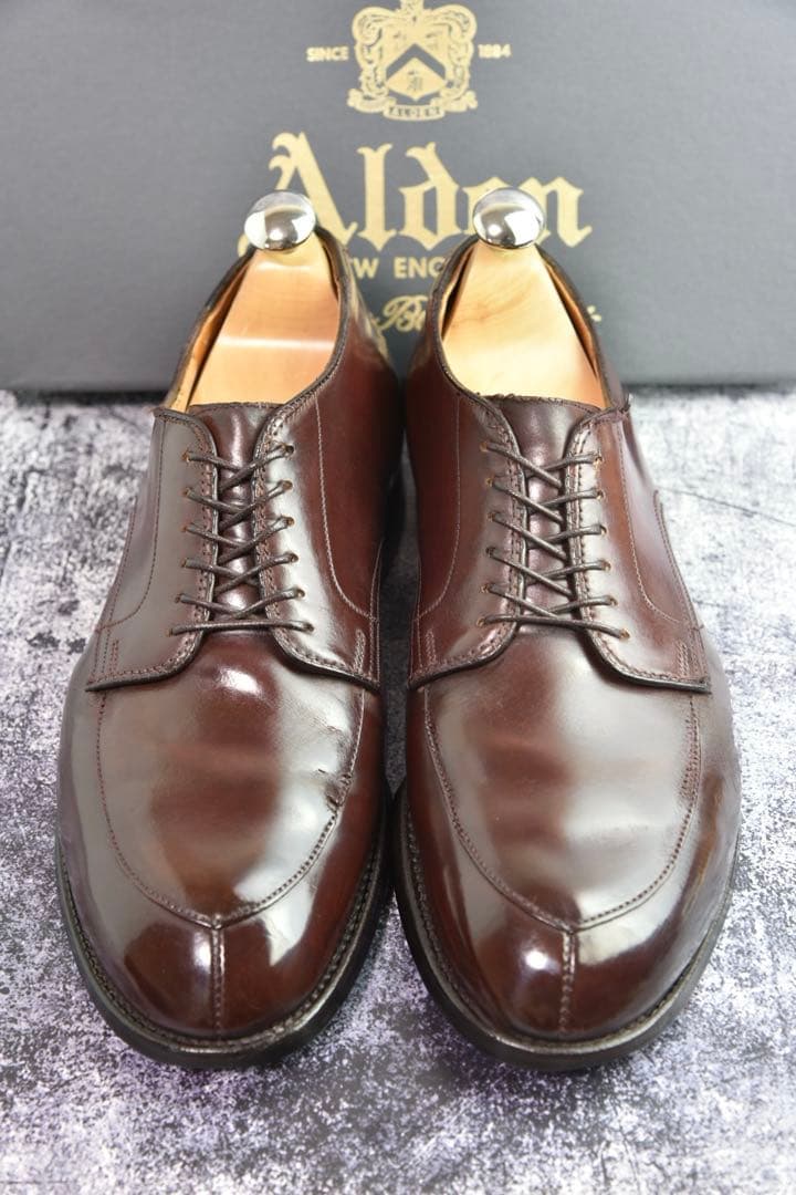 オールデン　コードバン　#54321　Vチップ　7.5D　モディファイドラスト