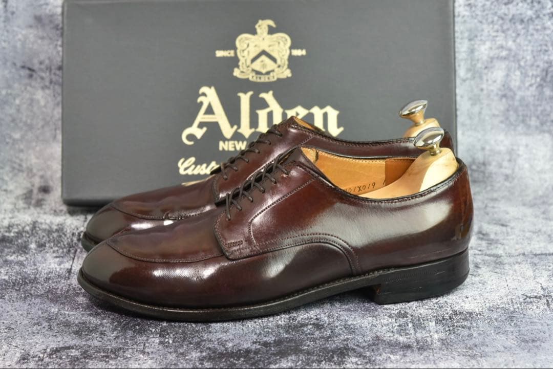 オールデン　コードバン　#54321　Vチップ　7.5D　モディファイドラスト