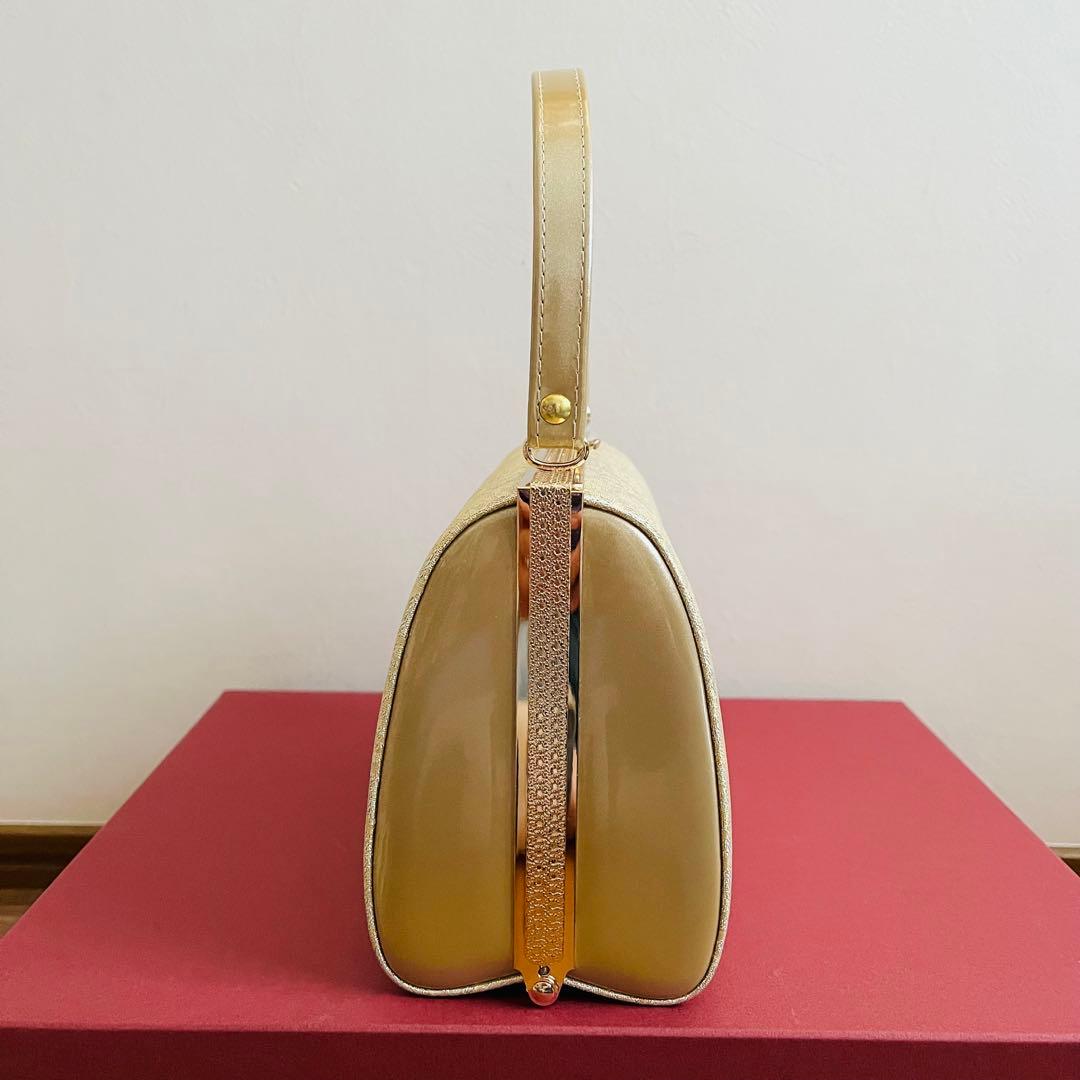 【美品】礼装用草履バッグ　結婚式　黒留袖 フォーマル　M.Lサイズ