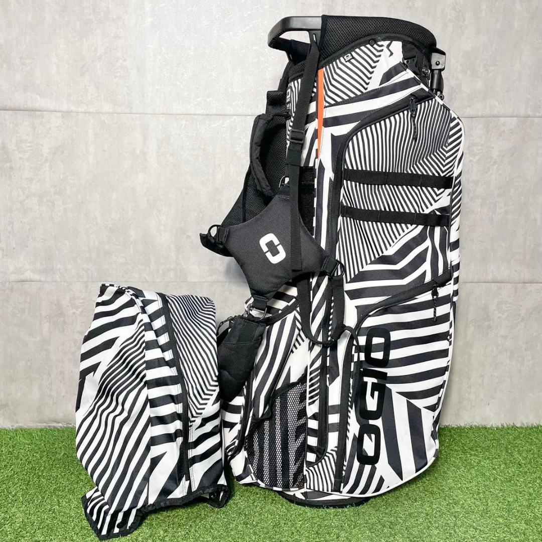 オジオ OGIO キャディバッグ ゼブラ柄 軽量 スタンド式 スプラッシュ柄