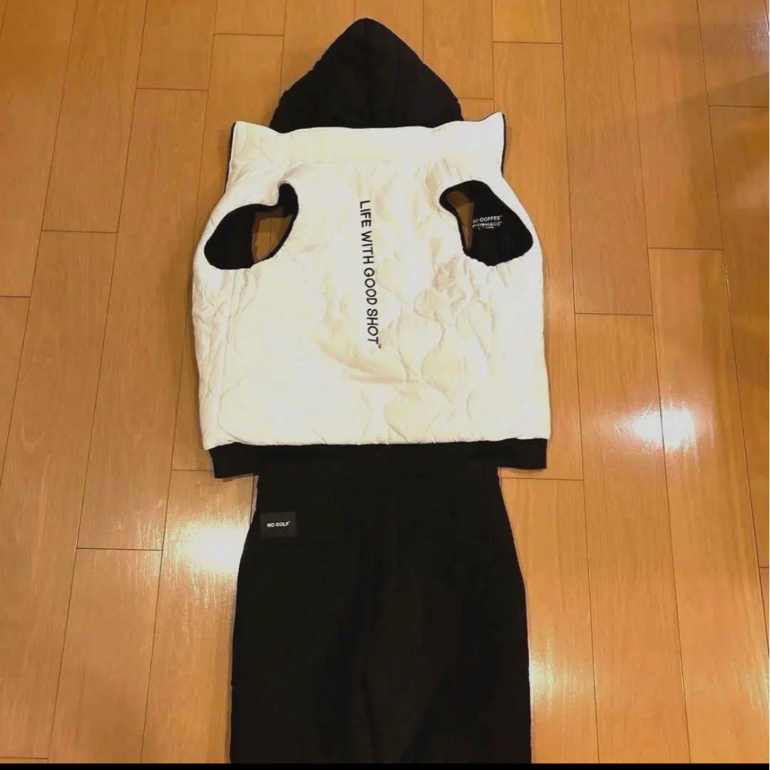 【即完売品】CLUBHAUS NO GOLF ダウン ベスト　パンツ　セット