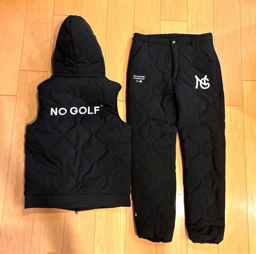 【即完売品】CLUBHAUS NO GOLF ダウン ベスト　パンツ　セット