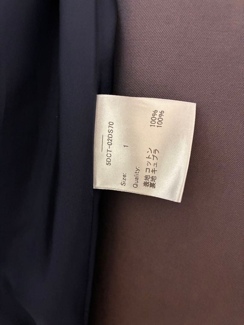 Dessin de mode ノーカラートレンチコート STUDIOUS限定