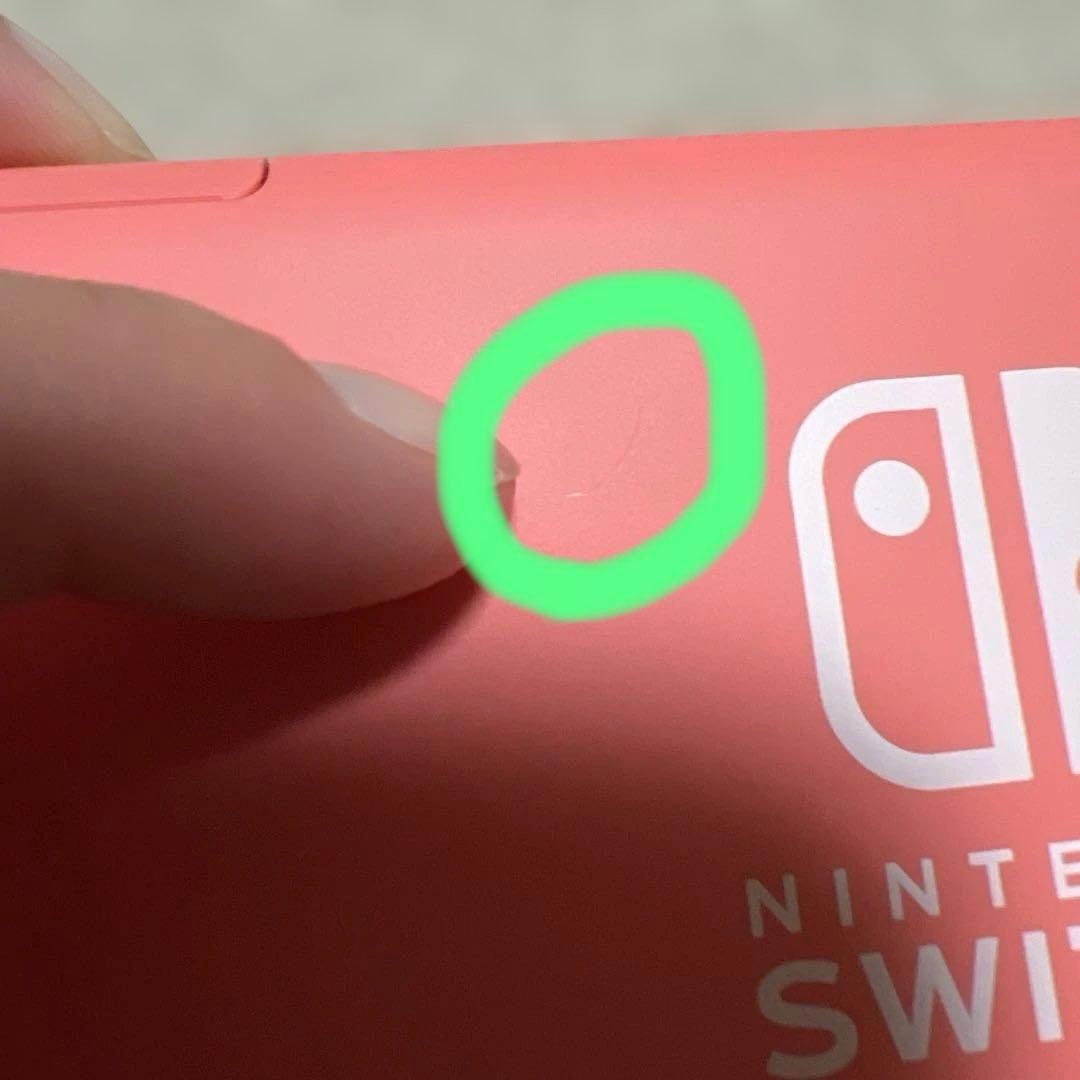 任天堂 Switch Lite コーラル 細かな傷あり