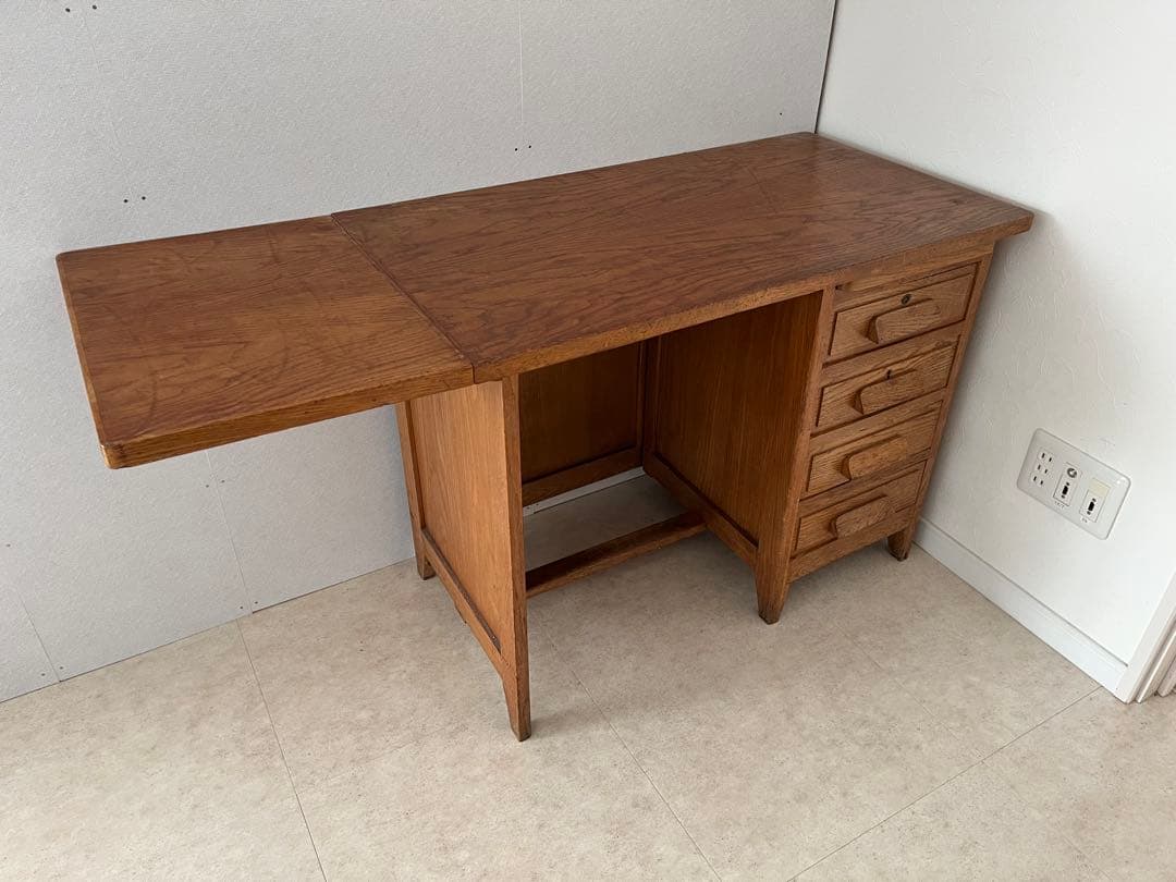 木製デスク 学習机 事務机 アンティーク テーブル