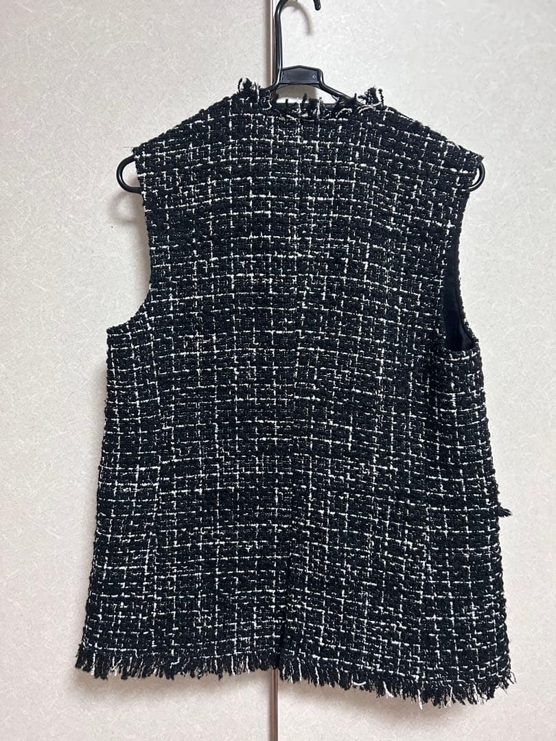 【23区S】GIOLICA オータム ツイード ジレ