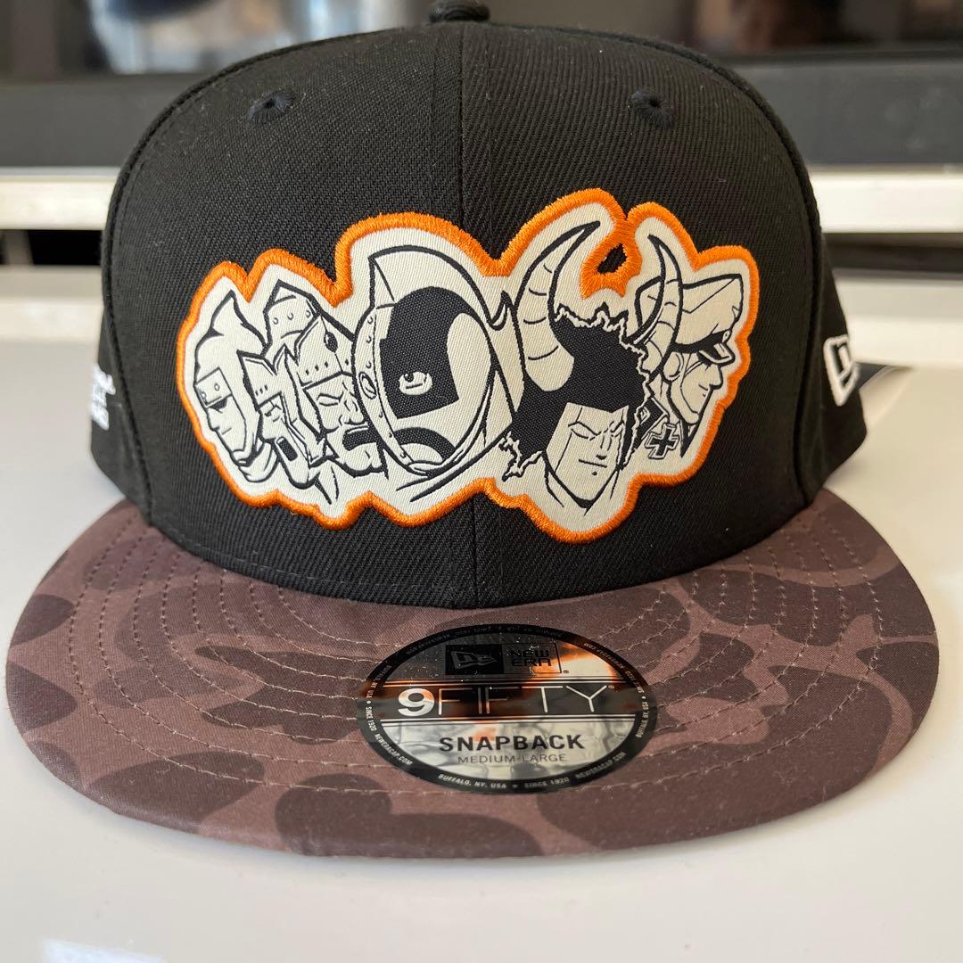 キン肉マン　NEW ERA 9FIFTY ハンターカモ　5FACEパッチ