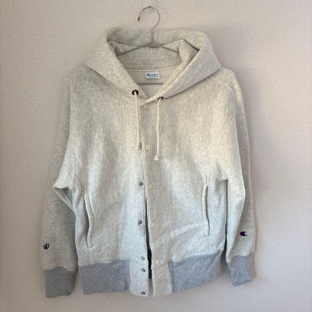 Champion BEAMS BOY 別注 リバースウィーブ　スウェットパーカー