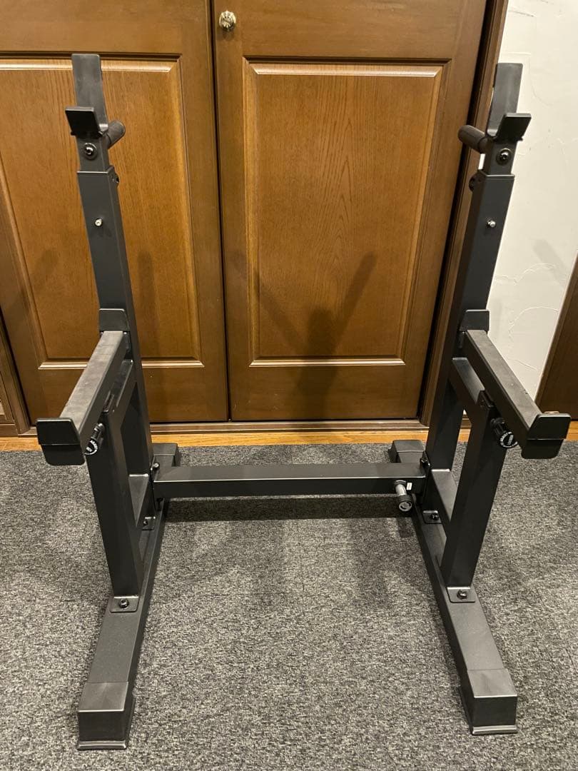 バーベルラック スチール製 調整可能