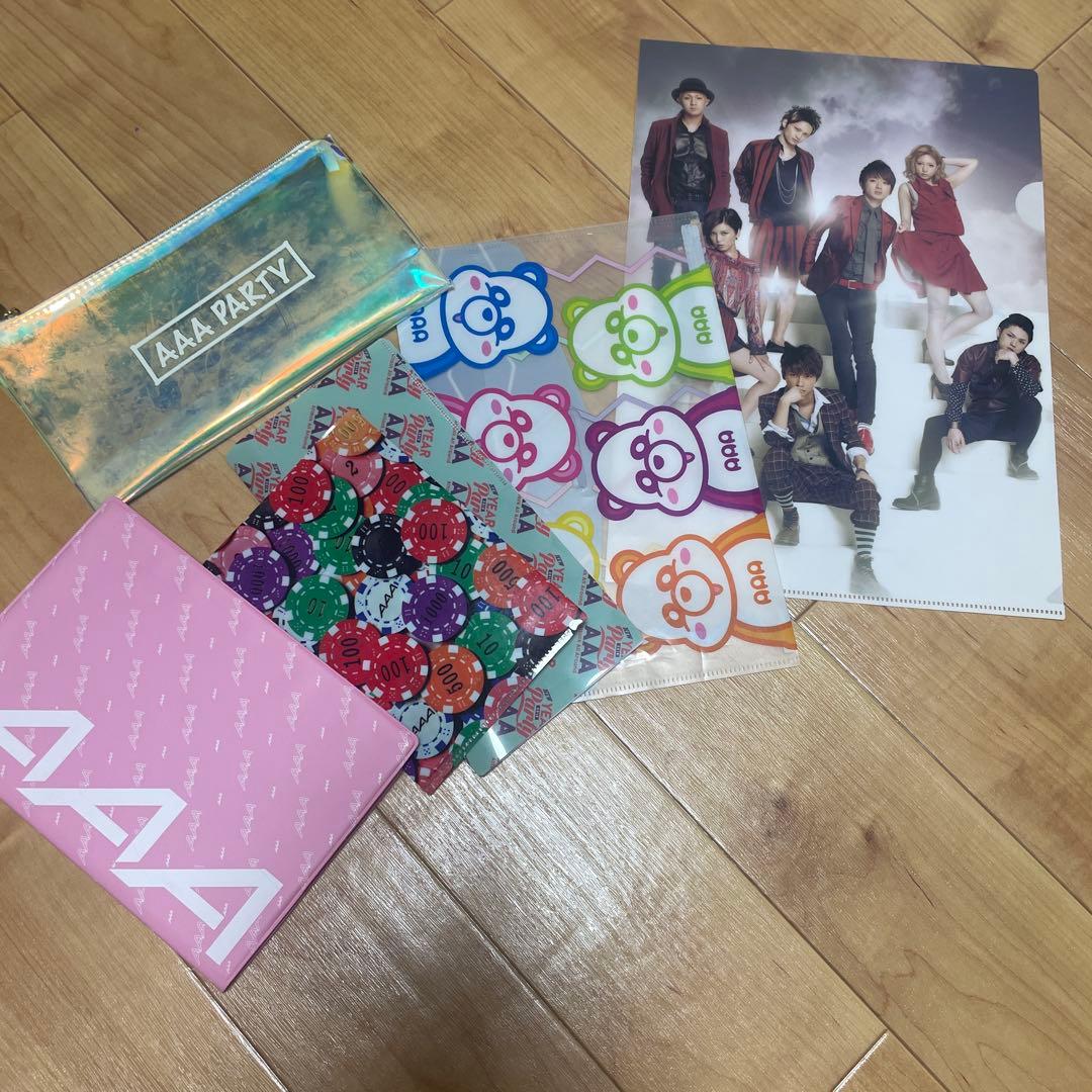 AAA まとめ売り LIVEDVD 写真集 クリアファイル