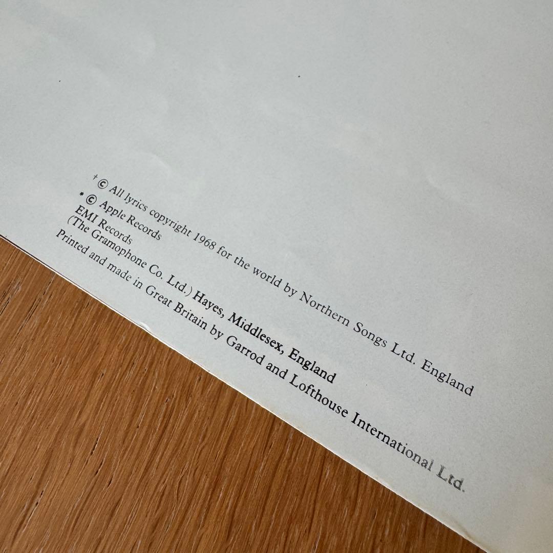 The Beatles - White Album ホワイトアルバム UK盤