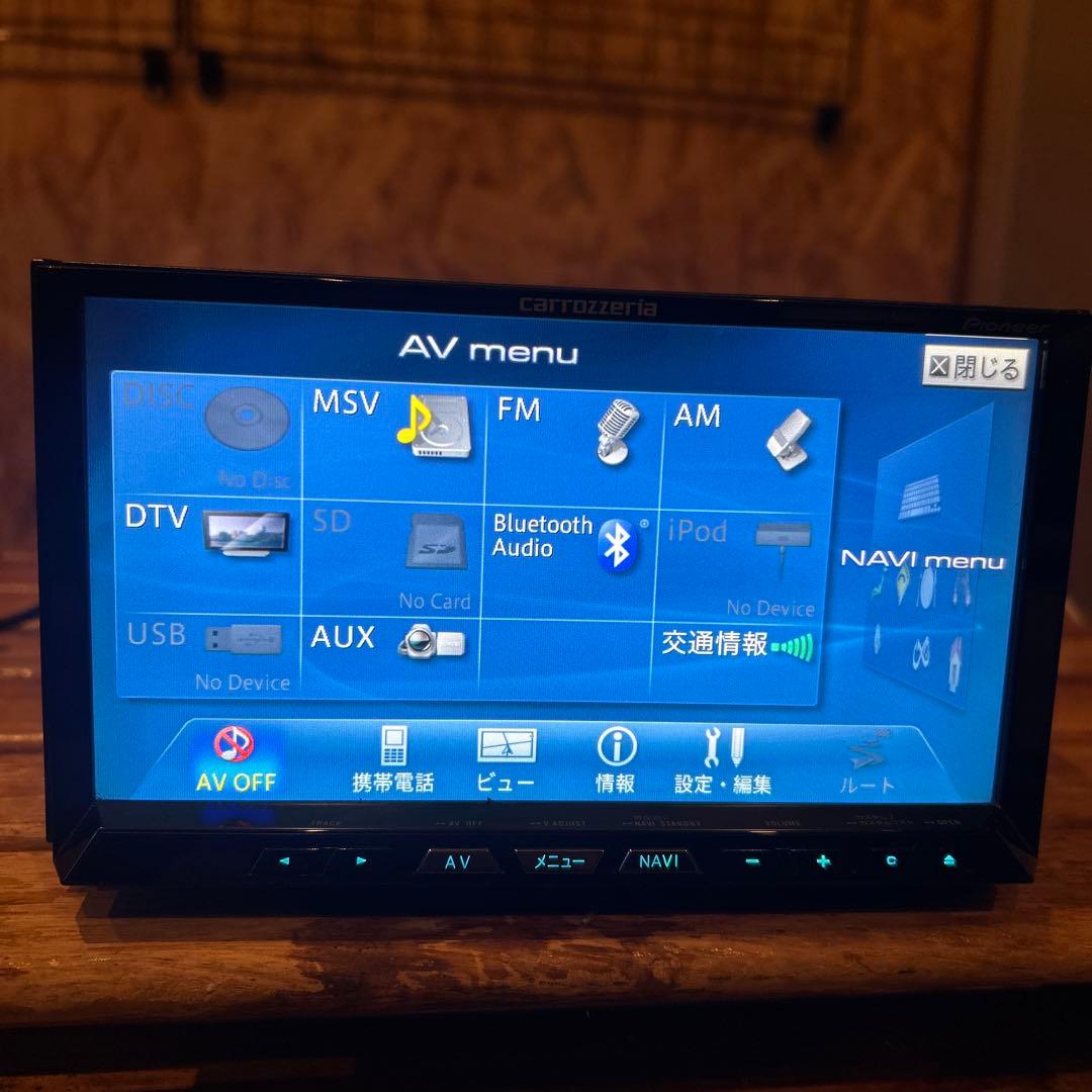 サイバーナビAVIC-ZH09CS & クルーズスカウターユニット セット完動品