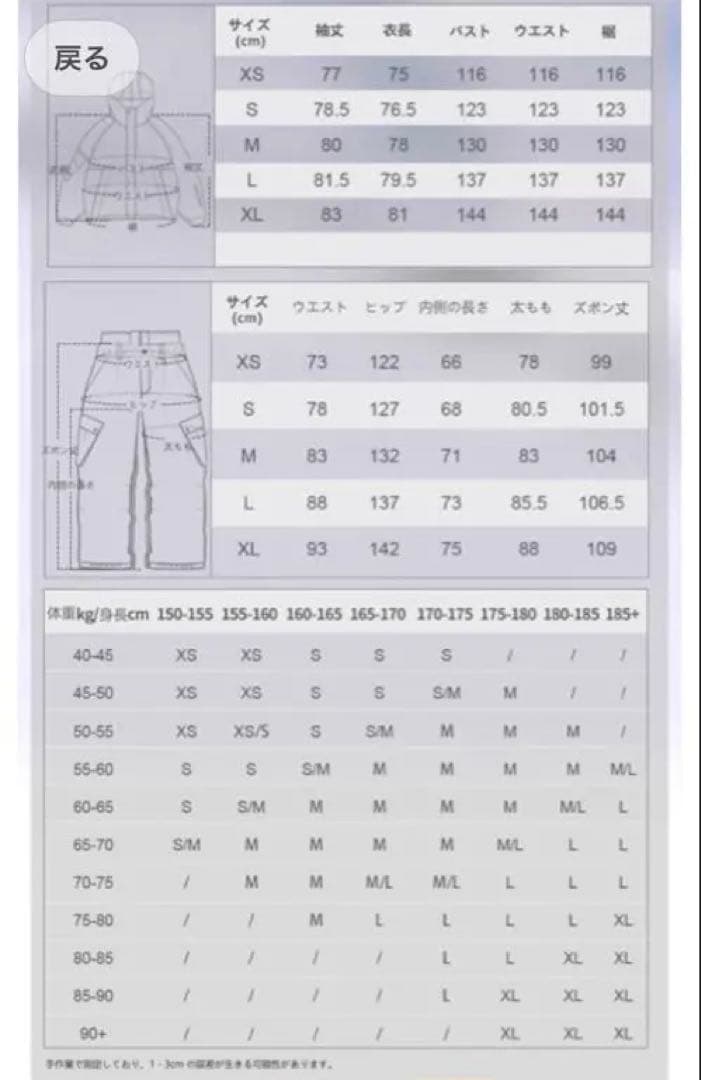 COSPLEE スノーボードウェア　スキーウェア