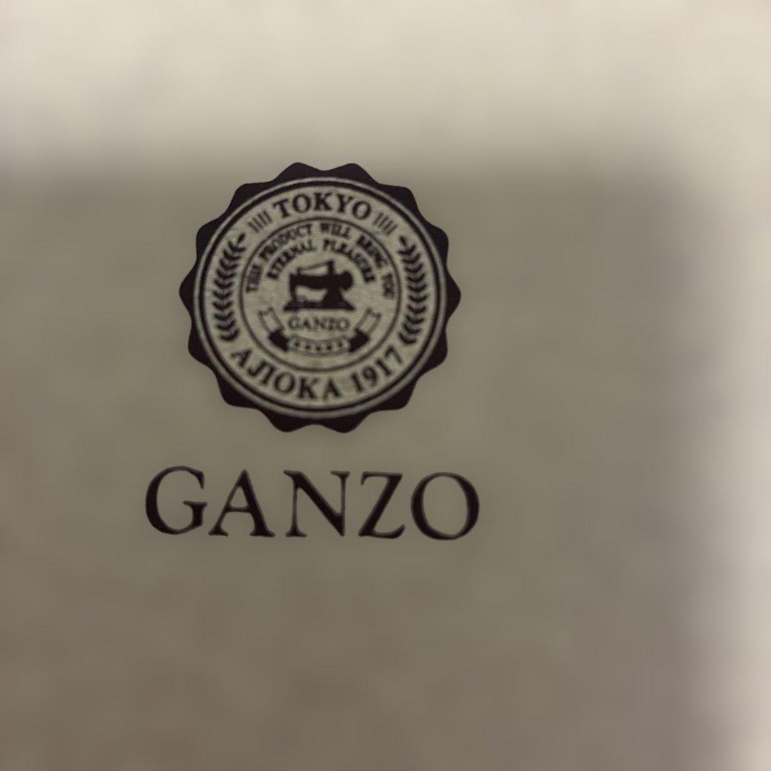 GANZO ダークブラウン 二つ折り財布