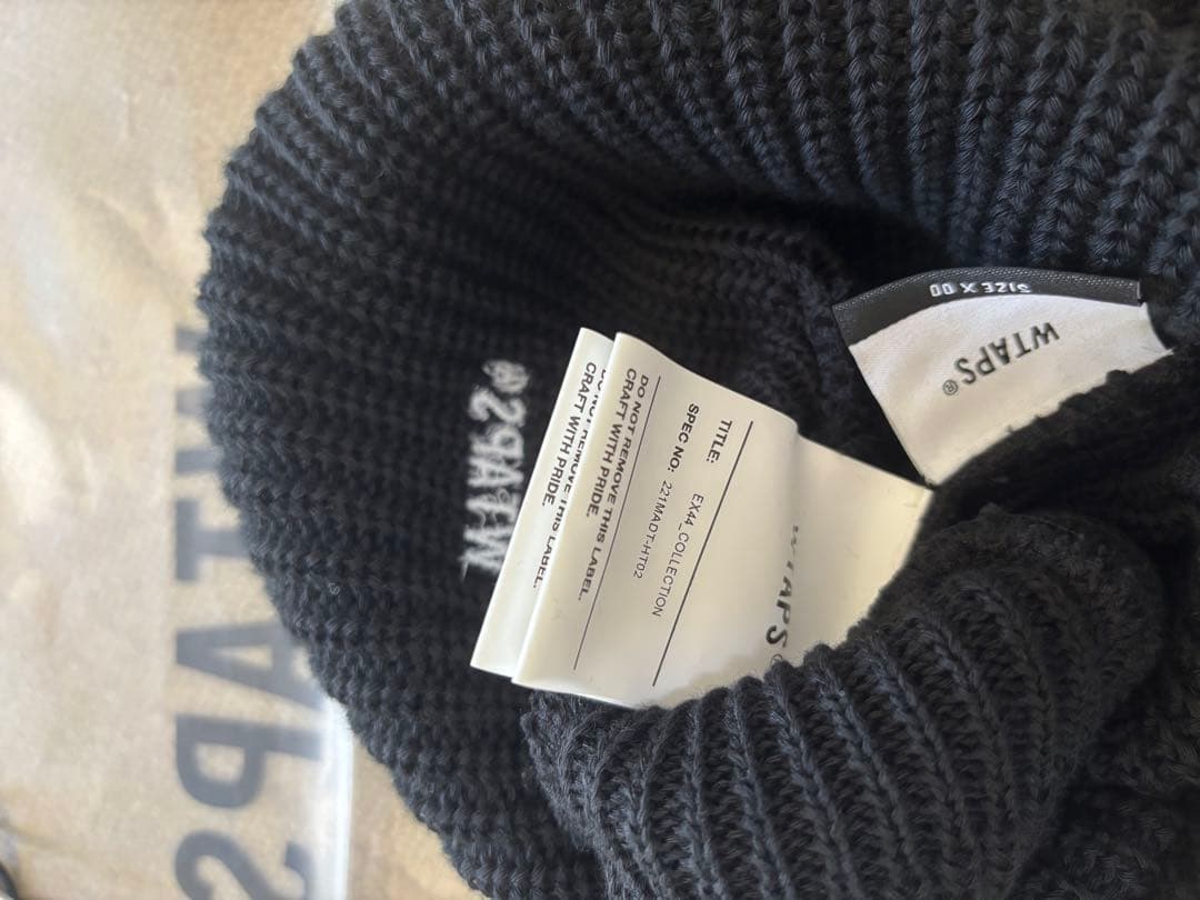 WTAPS BEANIE COOL MAX BLACK ビーニー