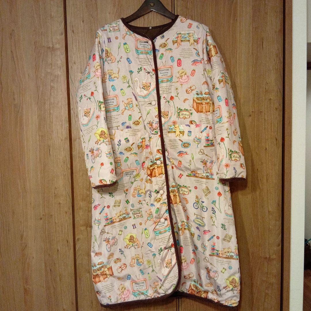 yukiemon　4ニャンズ　4way　キルティングロングコート