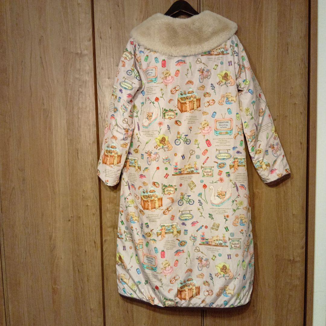 yukiemon　4ニャンズ　4way　キルティングロングコート