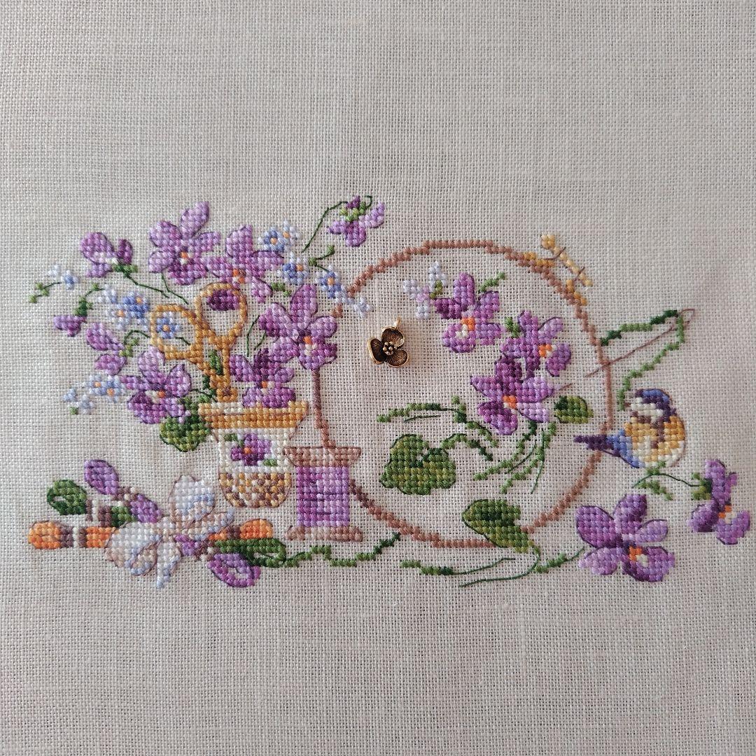 専用　クロスステッチ完成品　３点