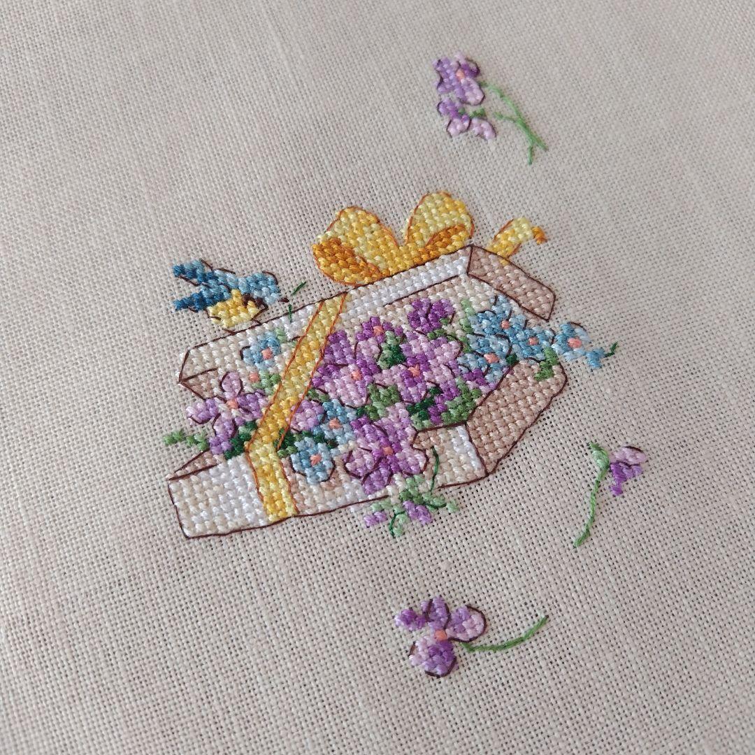 専用　クロスステッチ完成品　３点