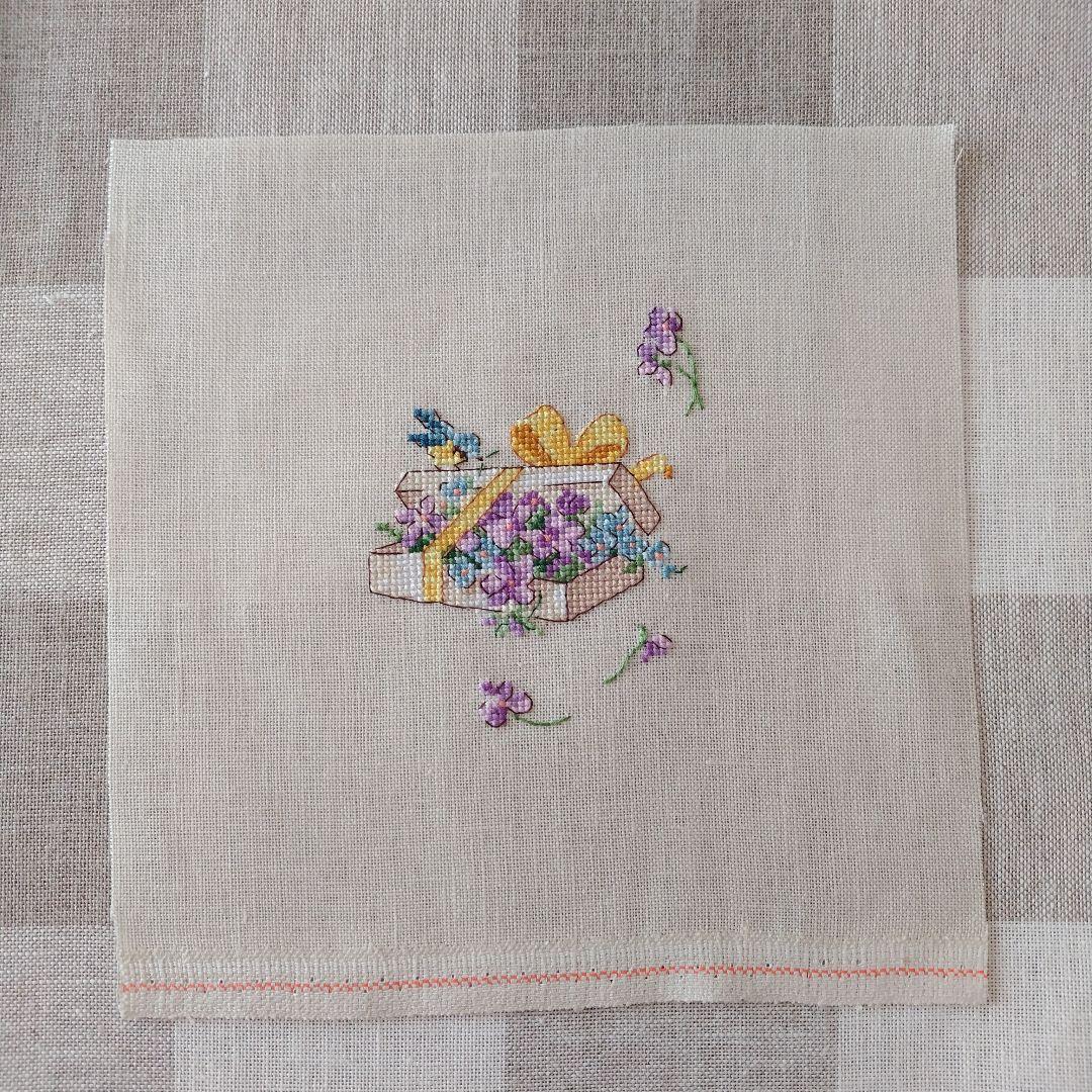 専用　クロスステッチ完成品　３点