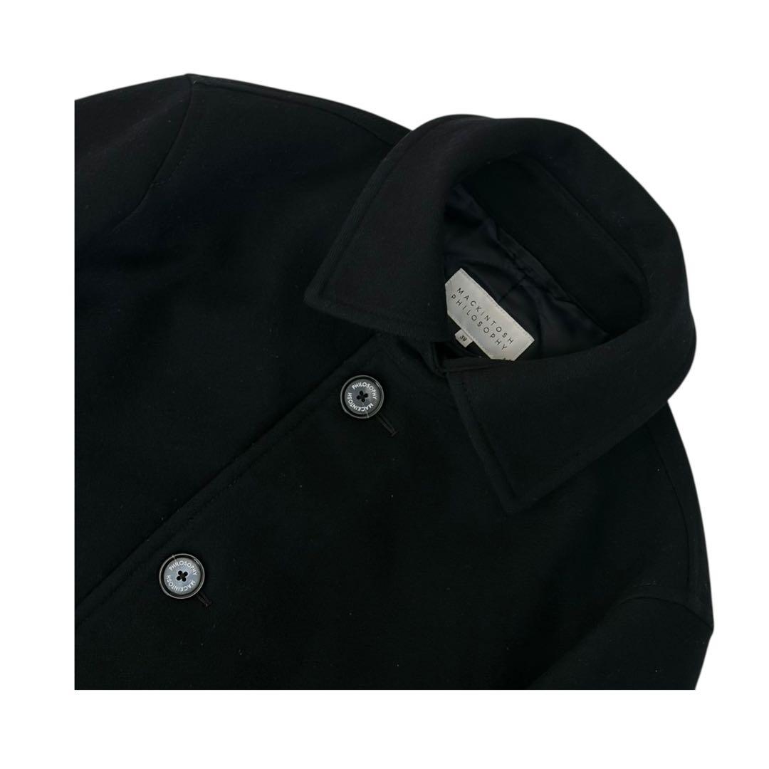 【美品】マッキントッシュ Pコート メルトン ウール キルティング ジャケット