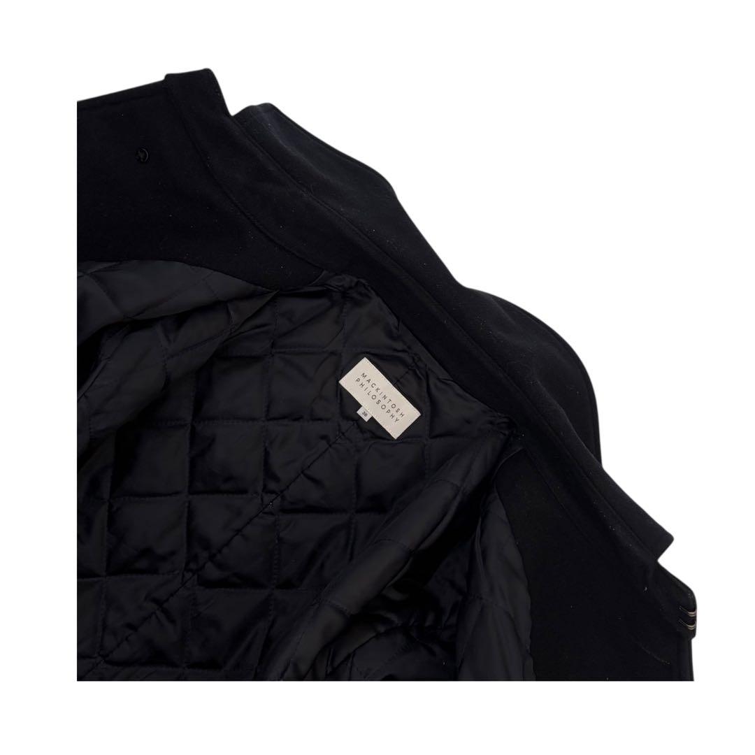 【美品】マッキントッシュ Pコート メルトン ウール キルティング ジャケット
