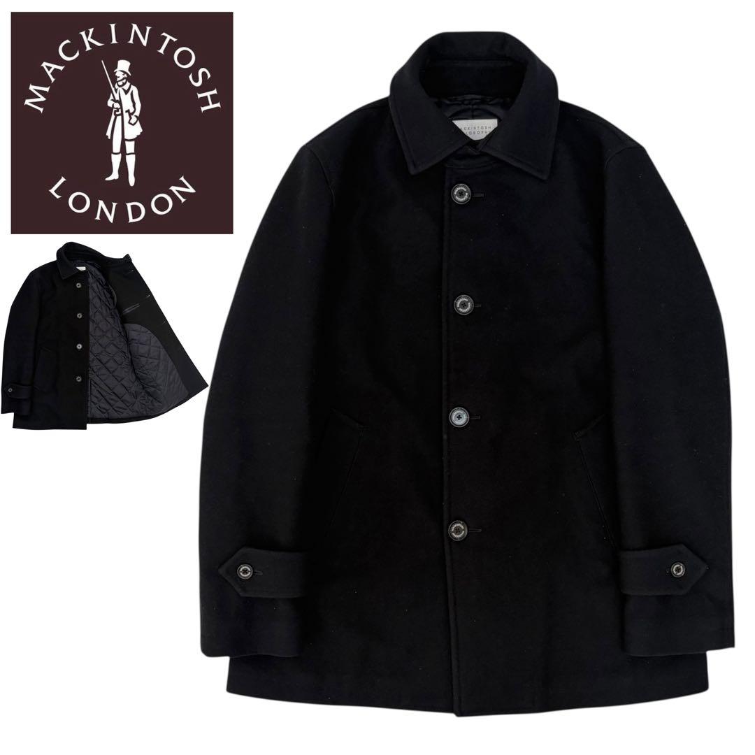 【美品】マッキントッシュ Pコート メルトン ウール キルティング ジャケット