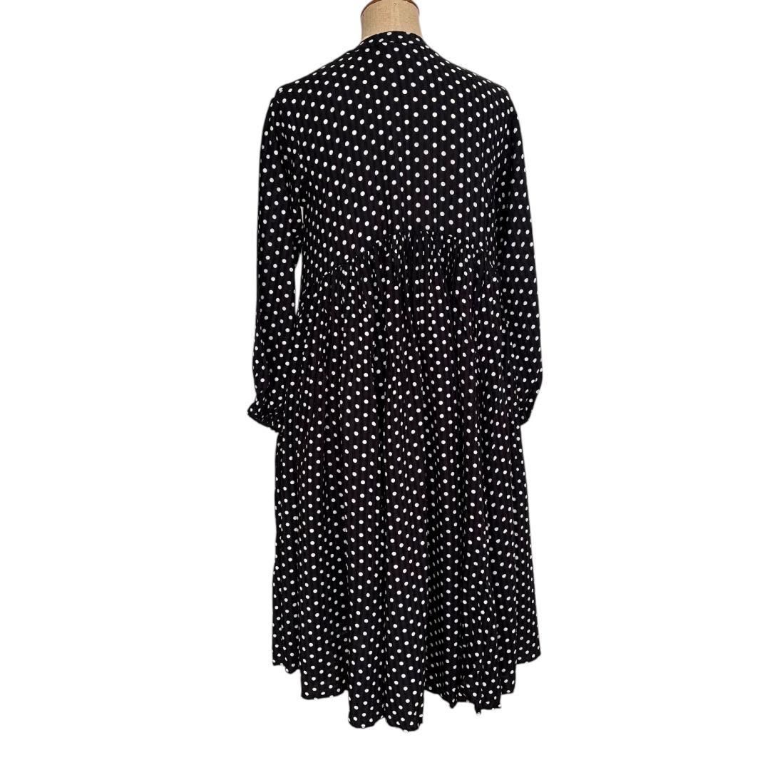 美品✨️BEARDSLEY ドットギャザーワンピース　サイズ0