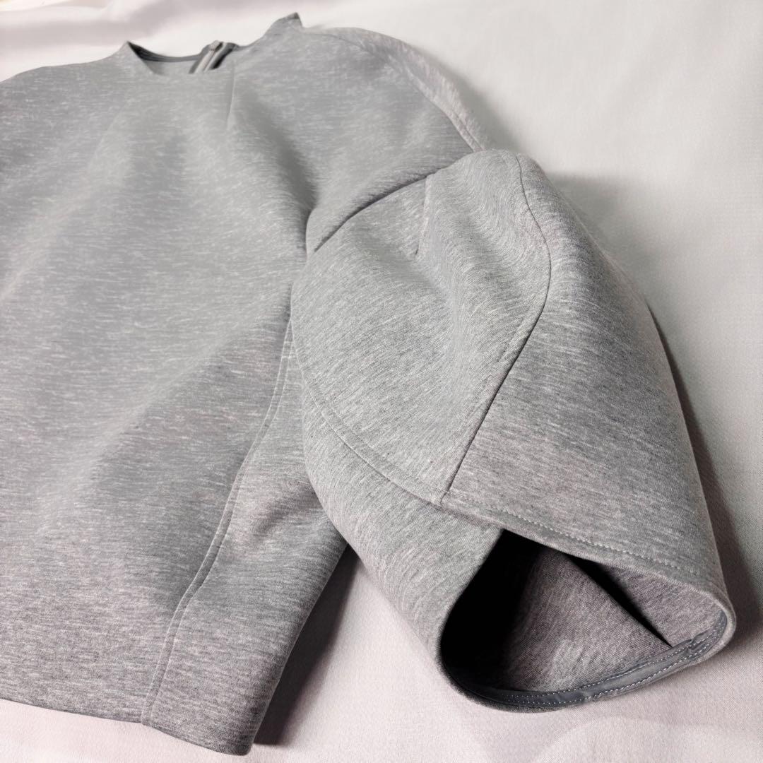 ヘイヴ HEVE チューリップボンディングブラウス グレー