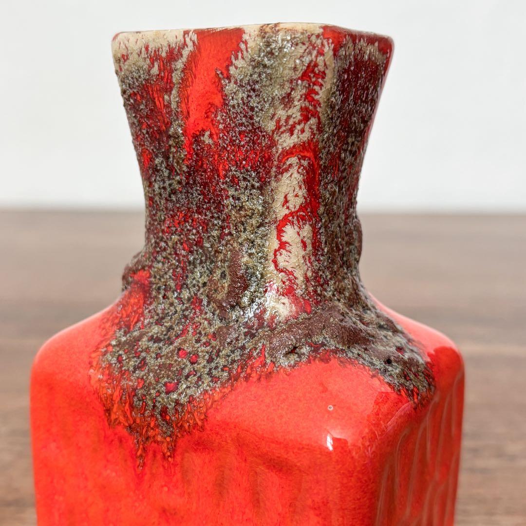 【ドイツ Stein Keramikの小さな花瓶】Fat Lava 410