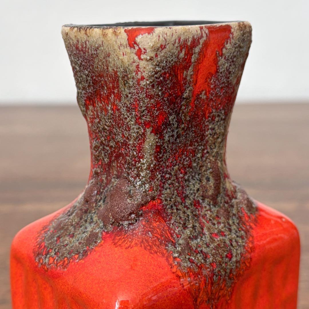 【ドイツ Stein Keramikの小さな花瓶】Fat Lava 410